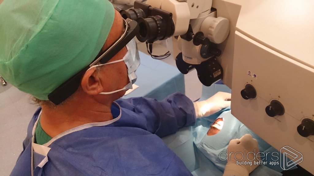 Multiple uses in surgery for Google Glass. 