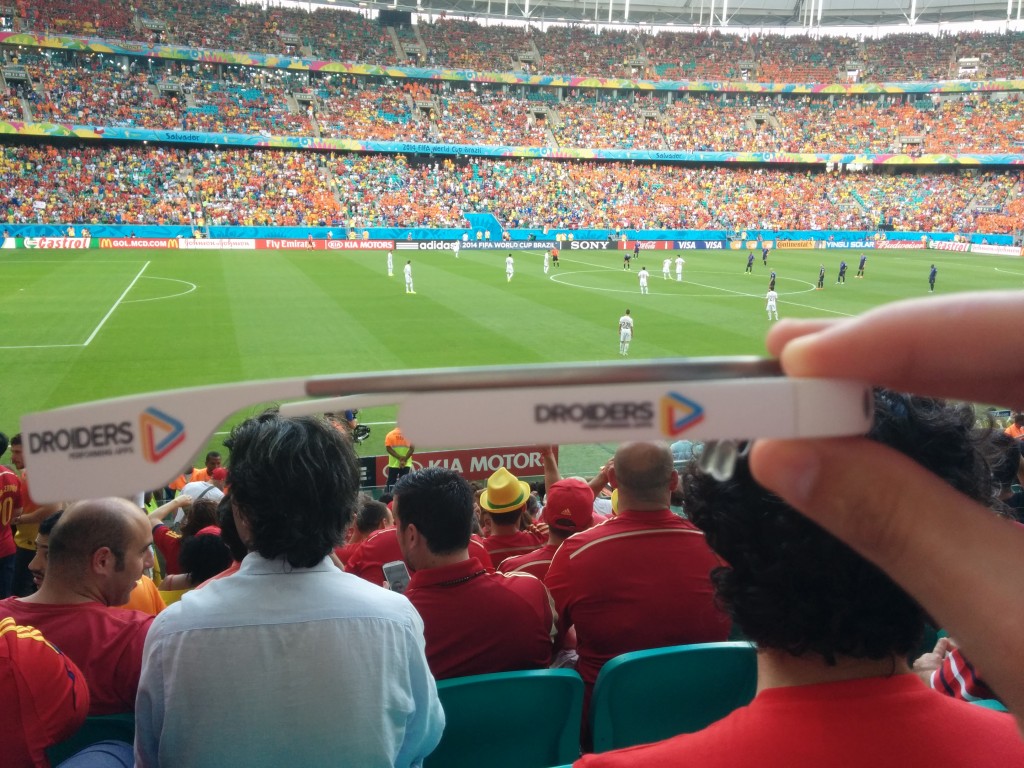 Droiders Google Glass Mundial Brasil 2014