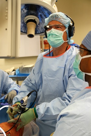 Google Glass used during surgery