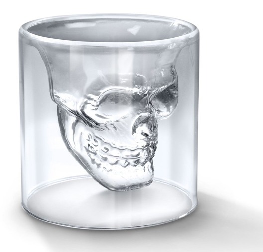 Doomed Crystal Skull Shotglass - pic discovered courtesy of Chris Messina - the hashtag dude - item available on Amazon